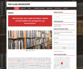 Iliadbooks.com(The Iliad Bookshop) Screenshot