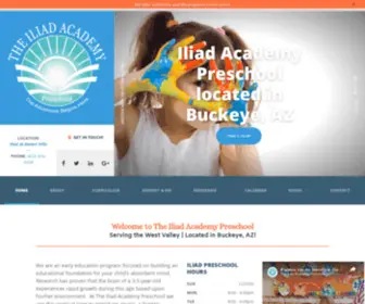 Iliadpreschool.com(The Iliad Academy Preschool) Screenshot