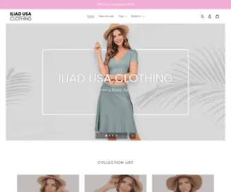 Iliadusa.com(Create an Ecommerce Website and Sell Online) Screenshot