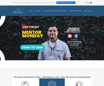 Ilifecoachtraining.com(Life coach certification online) Screenshot