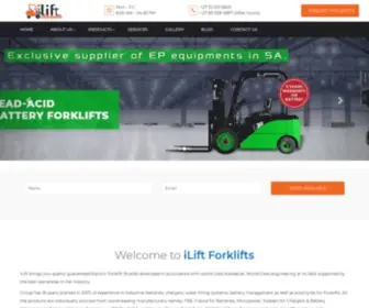 Iliftforklifts.co.za(Forklift for Sale) Screenshot