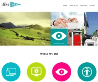 Ilikecake.ie(Accessible Website Design) Screenshot