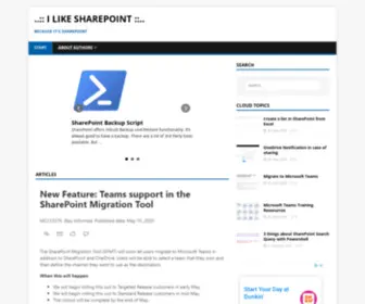 Ilikesharepoint.de(I like SharePoint) Screenshot