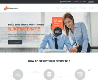 Ilikewebsite.com(Web Hosting & Services) Screenshot