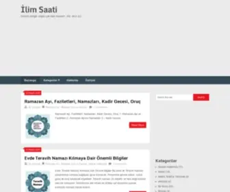 Ilimsaati.com(İlim Saati) Screenshot