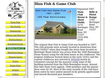 Ilionfishandgameclub.com(Ilion Fish and Game Club) Screenshot