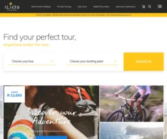 Ilios.co.za(ILIOS Travel) Screenshot