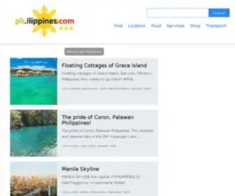 Ilippines.com(Philippine Republic) Screenshot