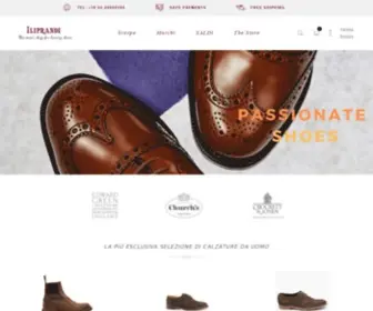 Iliprandimilano.it(The men's shop for luxury shoes) Screenshot