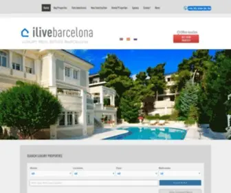 Ilivebarcelona.com(Buy Luxury Villas) Screenshot