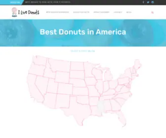 Ilivedonuts.com(I Live Donuts) Screenshot