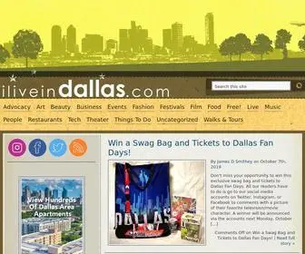 Iliveindallas.com(I Live In Dallas) Screenshot