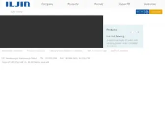 Iljin.com(ILJIN 메인) Screenshot