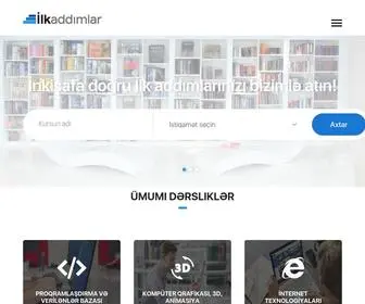 Ilkaddimlar.com(Onlayn tədris portalı) Screenshot