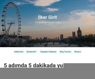 Ilkergirit.com(Lker Girit) Screenshot