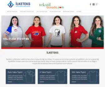 Ilketeks.com(İlke Tekstil) Screenshot