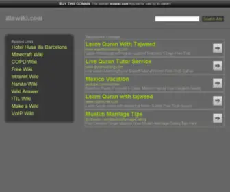 Illawiki.com(Free encyclopedia) Screenshot