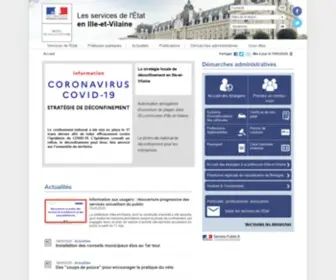 Ille-ET-Vilaine.gouv.fr(Actualités) Screenshot