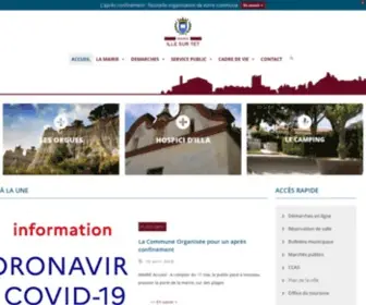 Ille-SUR-Tet.com(Mairie d'Ille sur Tet) Screenshot