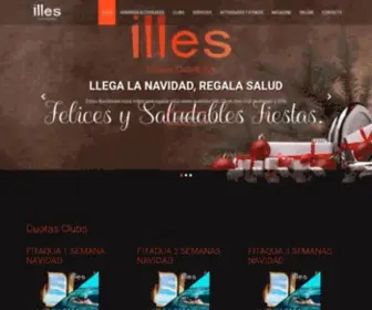 Illescw.com(Illes Centros de Wellness) Screenshot