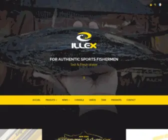 Illex.fr(For authentic sport fishermen) Screenshot