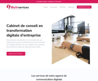 Illiativ.ma(Agence offshore de communication web Marrakech Maroc) Screenshot