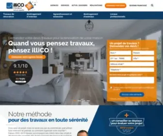Illico-Travaux.com(IlliCO travaux) Screenshot