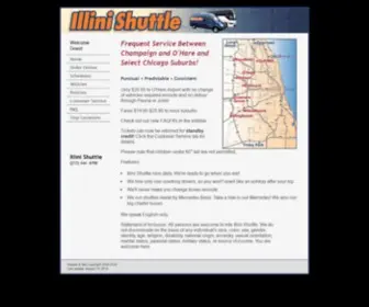 Illinishuttle.com(Illini Shuttle) Screenshot