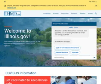Illinois.gov(The State of Illinois) Screenshot