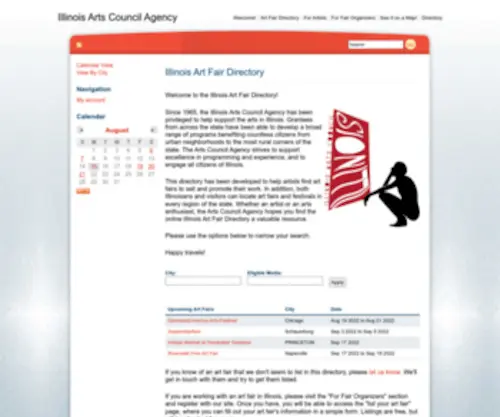 Illinoisartfairdirectory.org(Illinois Art Fair Directory) Screenshot