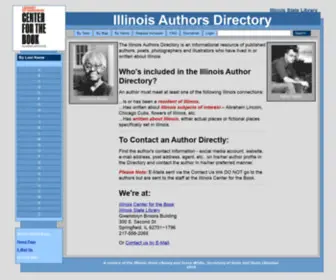 Illinoisauthors.org(The Illinois Authors Directory) Screenshot