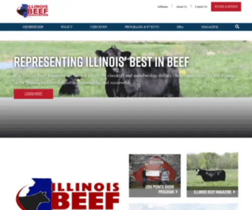 Illinoisbeef.com(Illinois Beef Association) Screenshot