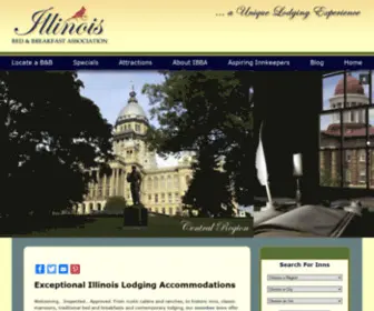 Illinoisbnb.com(Illinois Bed & Breakfast Association) Screenshot