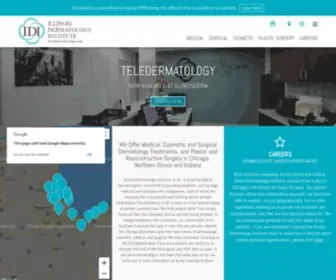 Illinoisderm.com(Homepage) Screenshot