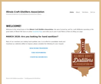 Illinoisdistillers.org(Promoting the interests of craft distilleries in the great State of Illinois) Screenshot
