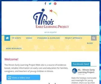 Illinoisearlylearning.org(Illinois Early Learning Project) Screenshot
