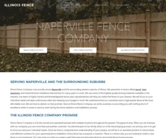 Illinoisfence.com(Naperville Fence Company) Screenshot