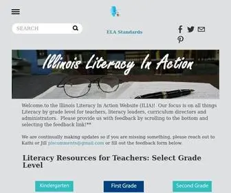 Illinoisliteracyinaction.org(The Illinois State Board of Education writing web site) Screenshot