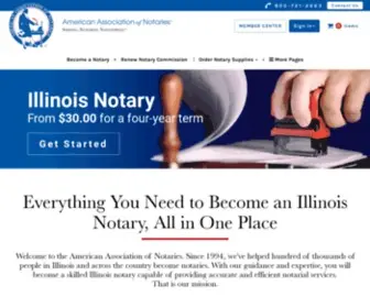 Illinoisnotary.com(Illinois Notary) Screenshot