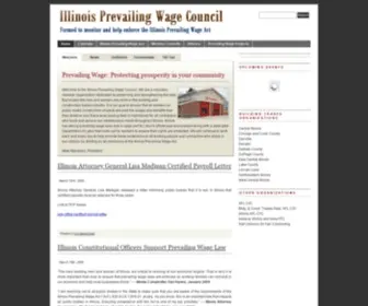 Illinoisprevailingwagecouncil.org(Illinois Prevailing Wage Council) Screenshot