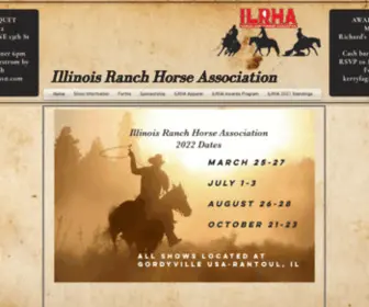 Illinoisranchhorse.com(Illinois Ranch Horse Association) Screenshot