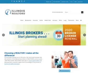 Illinoisrealtors.org(Illinois REALTORS®) Screenshot