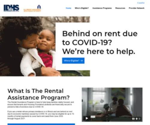 Illinoisrentalassistance.org(The Rental Assistance Program) Screenshot