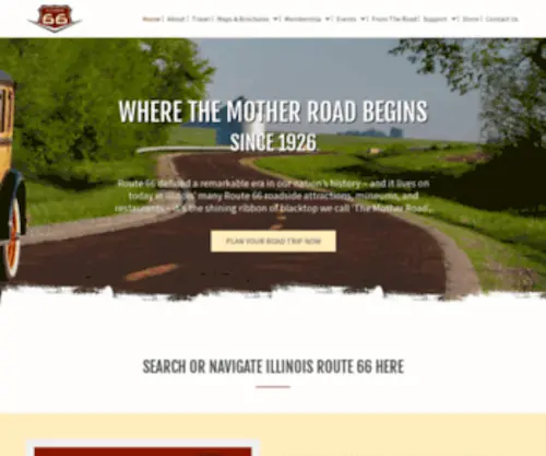 Illinoisroute66.com(Illinois Route 66 Scenic Byway) Screenshot