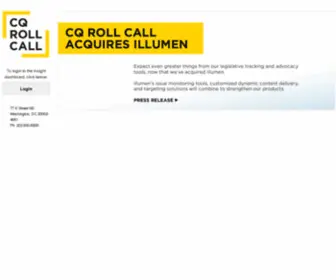 Illumen.org(CQ Roll Call Acquires Illumen) Screenshot