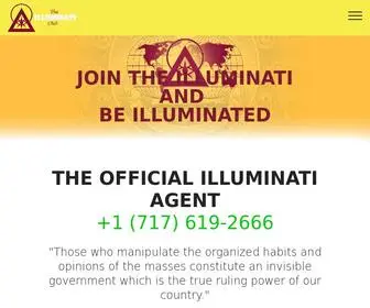 Illuminaticlub.cc(The Official Website of the Illuminati) Screenshot