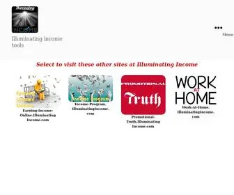 Illuminatingincome.com(Money Making Opportunities) Screenshot