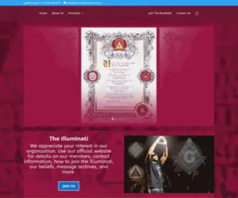 Illuminatiofficialonline.com(Illuminati Official Online) Screenshot