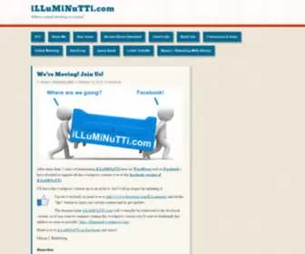 Illuminutti.com(Where critical thinking) Screenshot
