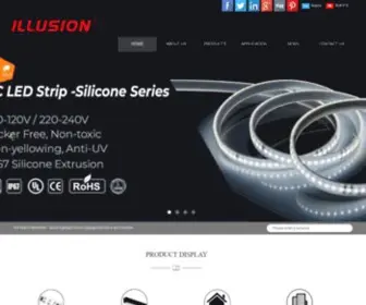 Illusion-Led.com.cn(Illusion LED LIMITED) Screenshot